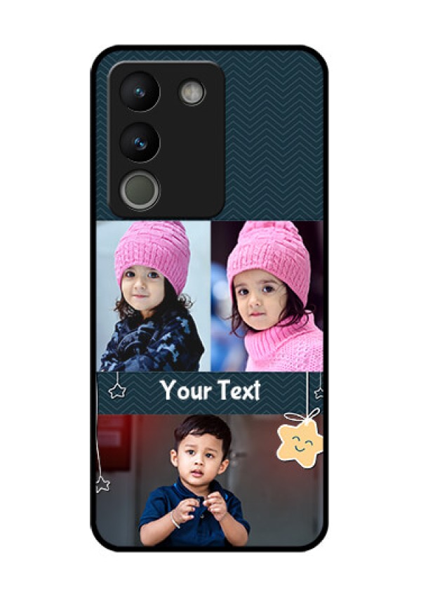 Vivo Y200 5G Custom Glass Phone Case - Hanging Stars Design