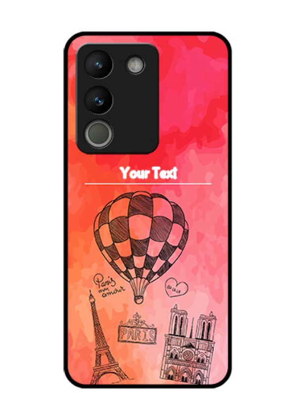 Vivo Y200 5G Custom Glass Phone Case - Paris Theme Design