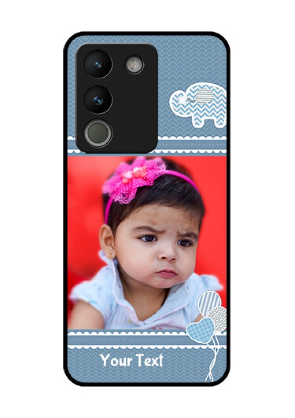 Vivo Y200 5G Custom Glass Phone Case - With Kids Pattern Design