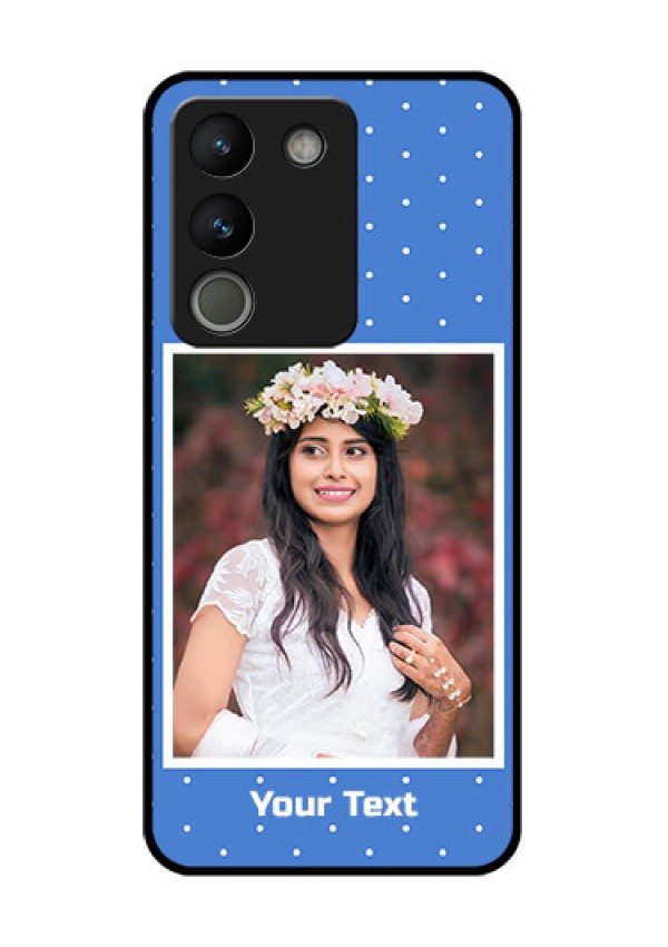 Vivo Y200 5G Custom Glass Phone Case - Polka Dots Design