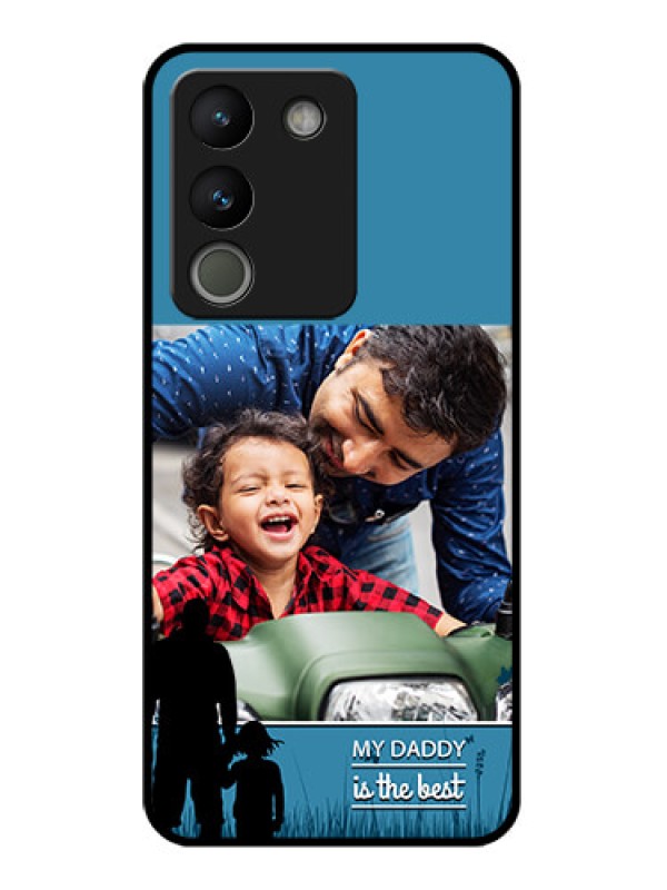 Custom Vivo Y200 5G Custom Glass Phone Case - Best Dad Design