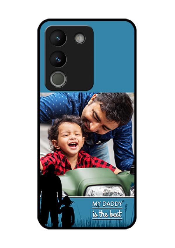 Vivo Y200 5G Custom Glass Phone Case - Best Dad Design