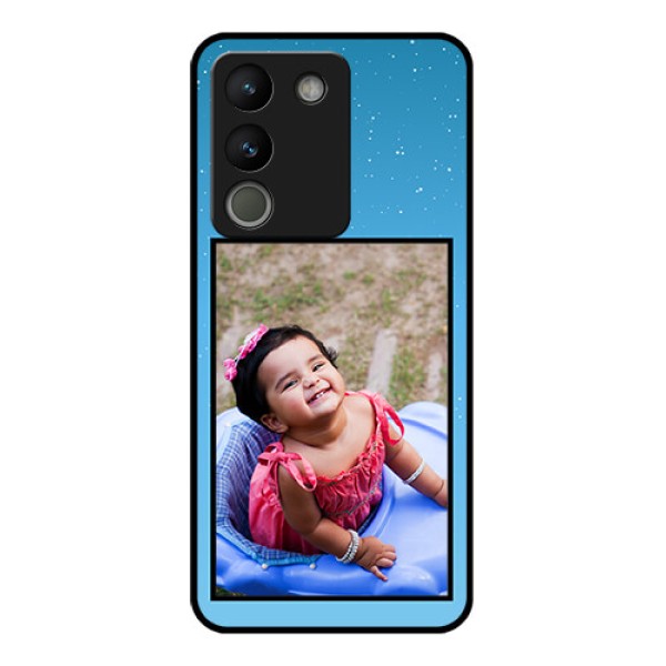 Vivo Y200 5G Custom Glass Phone Case - Wave Pattern Colorful Design