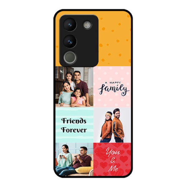 Vivo Y200 5G Custom Glass Phone Case - Images With Quotes Design
