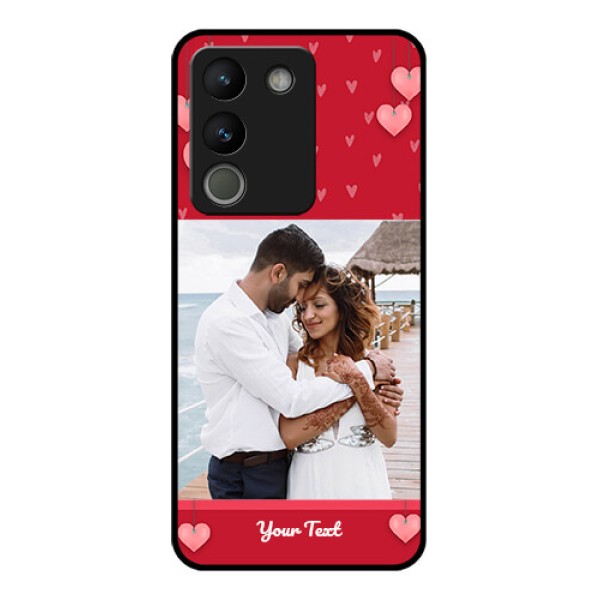 Vivo Y200 5G Custom Glass Phone Case - Valentines Day Design