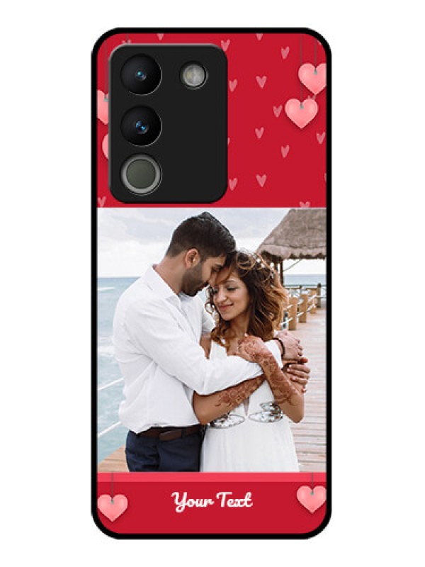 Custom Vivo Y200 5G Custom Glass Phone Case - Valentines Day Design