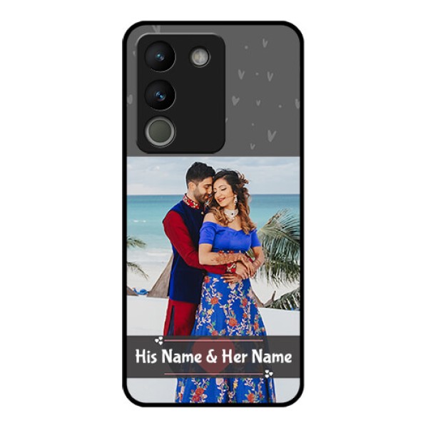 Vivo Y200 5G Custom Glass Phone Case - Buy Love Design With Photo Online Vivo Y200 5G Custom Glass Phone Case - Buy Love Design With Photo Online