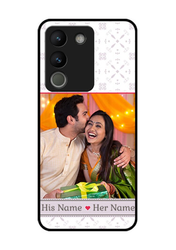 Vivo Y200 5G Custom Glass Phone Case - With Photo And Ethnic Design