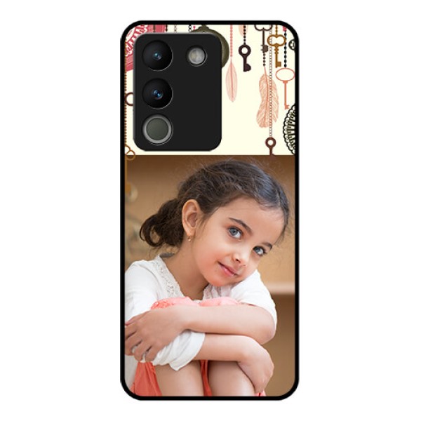 Vivo Y200 5G Custom Glass Phone Case - Boho Style Design