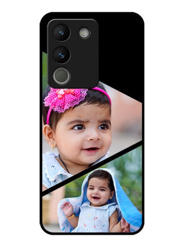 Custom Vivo Y200 5G Custom Glass Phone Case - Semi Cut Design