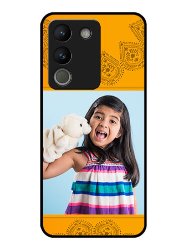 Custom Vivo Y200 5G Custom Glass Phone Case - Photo Wedding Design