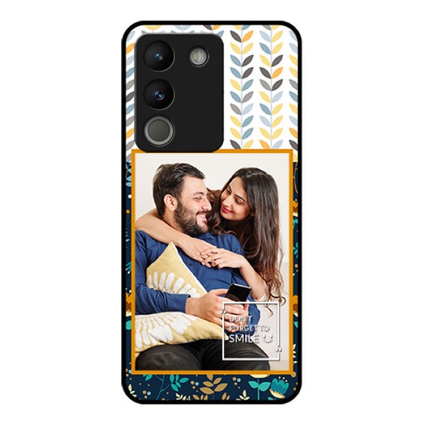 Vivo Y200 5G Custom Glass Phone Case - Pattern Design