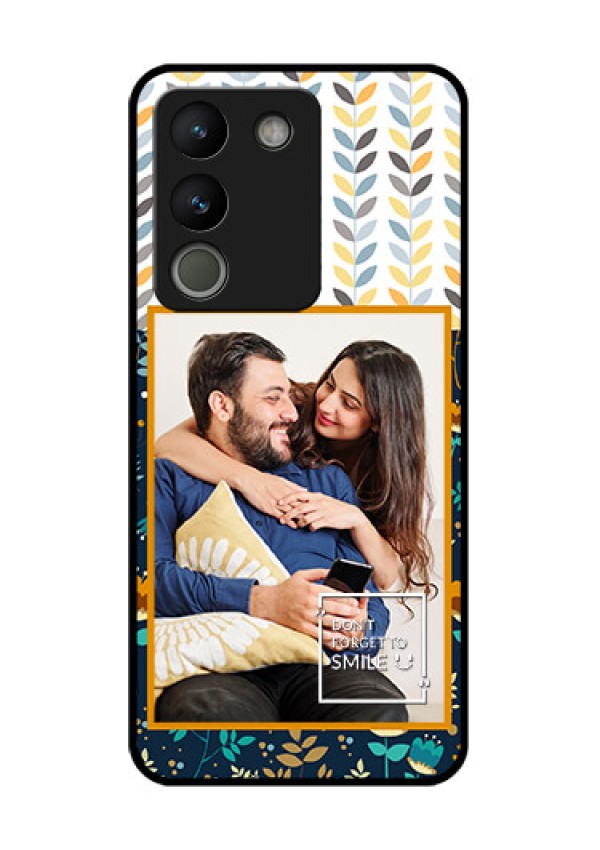 Vivo Y200 5G Custom Glass Phone Case - Pattern Design