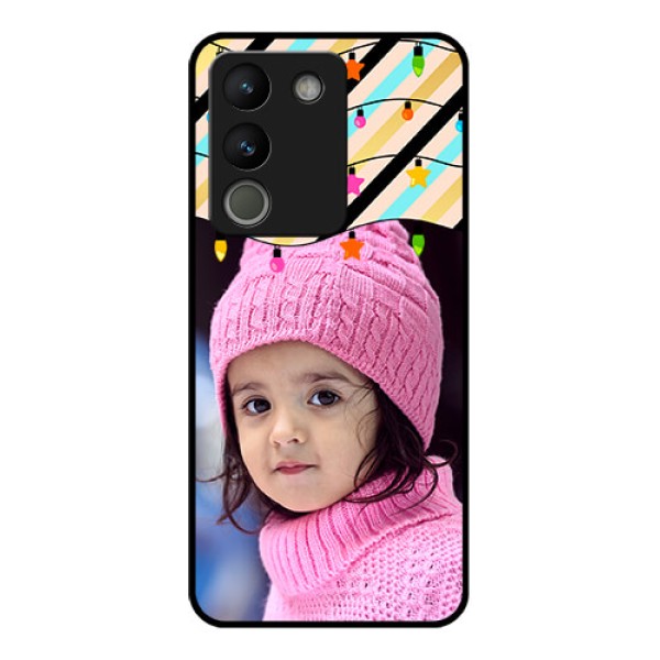 Vivo Y200 5G Custom Glass Phone Case - Lights Hanging Design