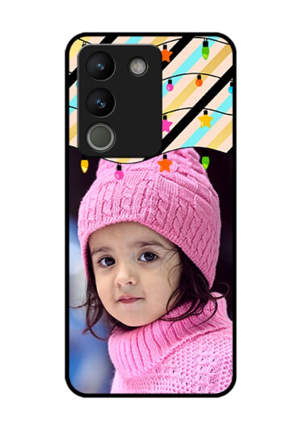 Vivo Y200 5G Custom Glass Phone Case - Lights Hanging Design