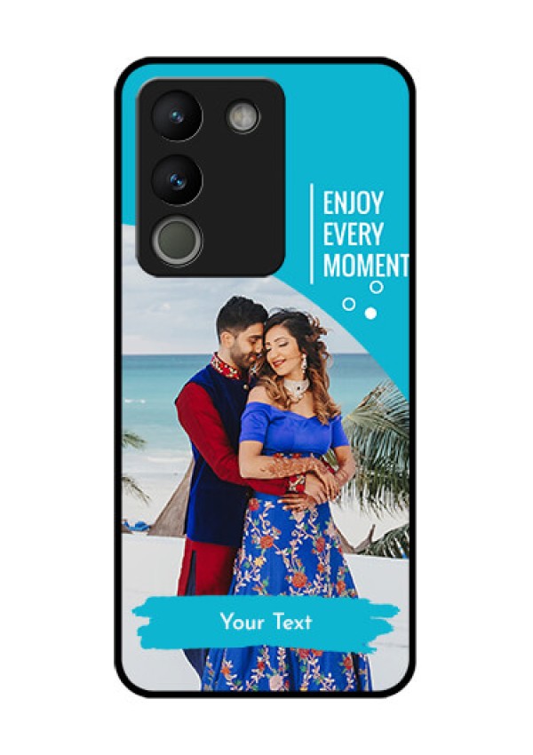 Vivo Y200 5G Custom Glass Phone Case - Happy Moment Design