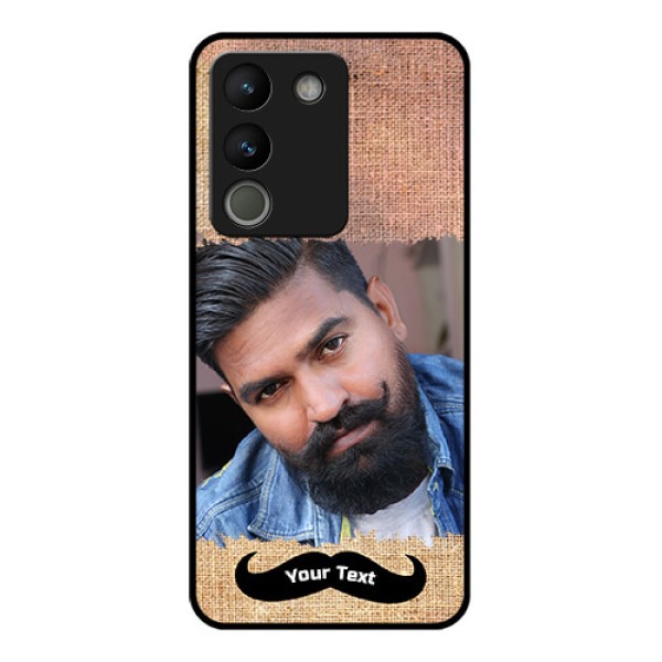 Vivo Y200 5G Custom Glass Phone Case - With Texture Design