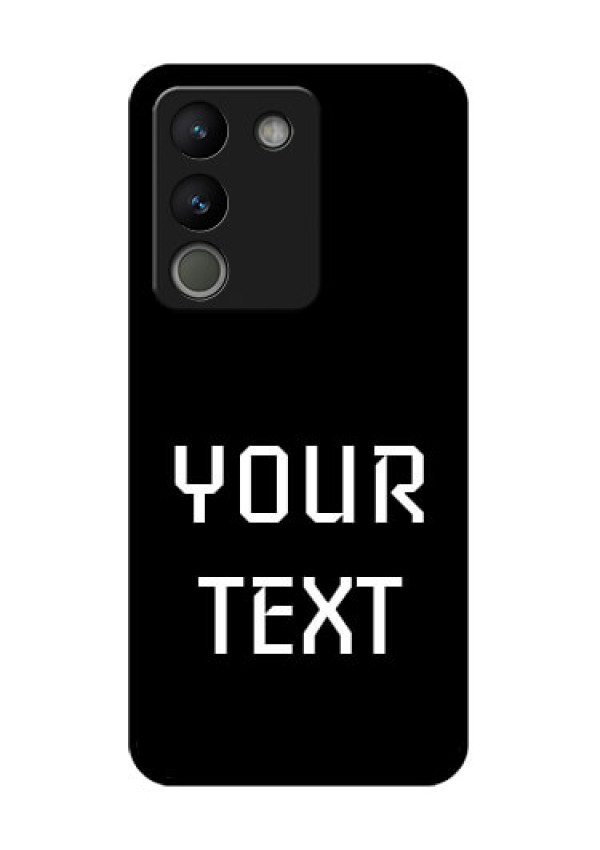 Vivo Y200 5G Custom Glass Phone Case - Your Name Design