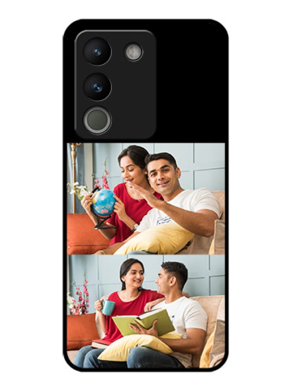 Custom Vivo Y200 5G Custom Glass Phone Case - 2 Images Design