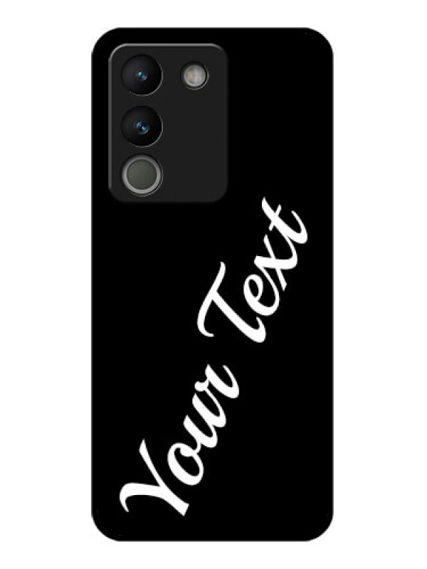 Custom Vivo Y200 5G Custom Glass Phone Case - With Your Name Design