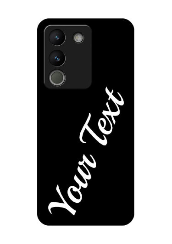 Vivo Y200 5G Custom Glass Phone Case - With Your Name Design