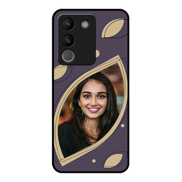Vivo Y200 5G Custom Glass Phone Case - Falling Leaf Design