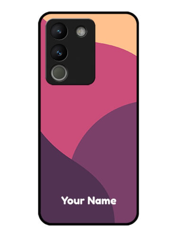 Custom Vivo Y200 5G Custom Glass Phone Case - Mixed Multi - Colour Abstract Art Design