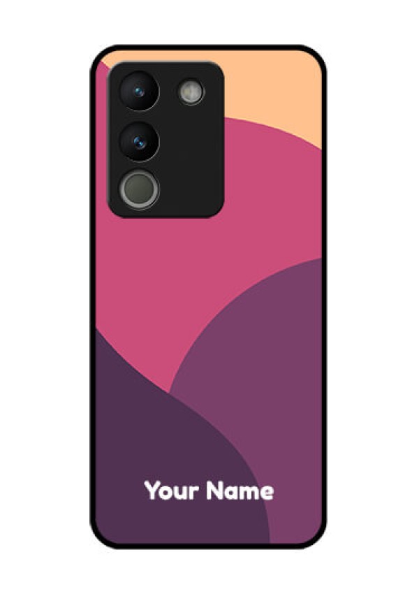 Vivo Y200 5G Custom Glass Phone Case - Mixed Multi - Colour Abstract Art Design