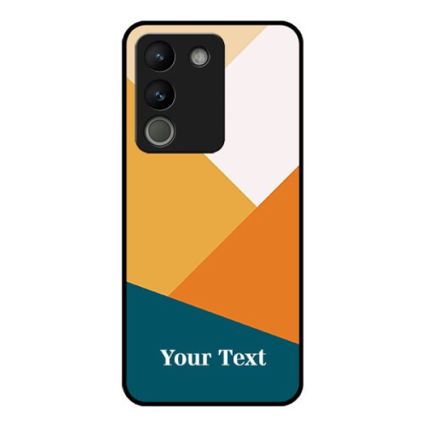 Vivo Y200 5G Custom Glass Phone Case - Stacked Multi - Colour Design Vivo Y200 5G Custom Glass Phone Case - Stacked Multi - Colour Design