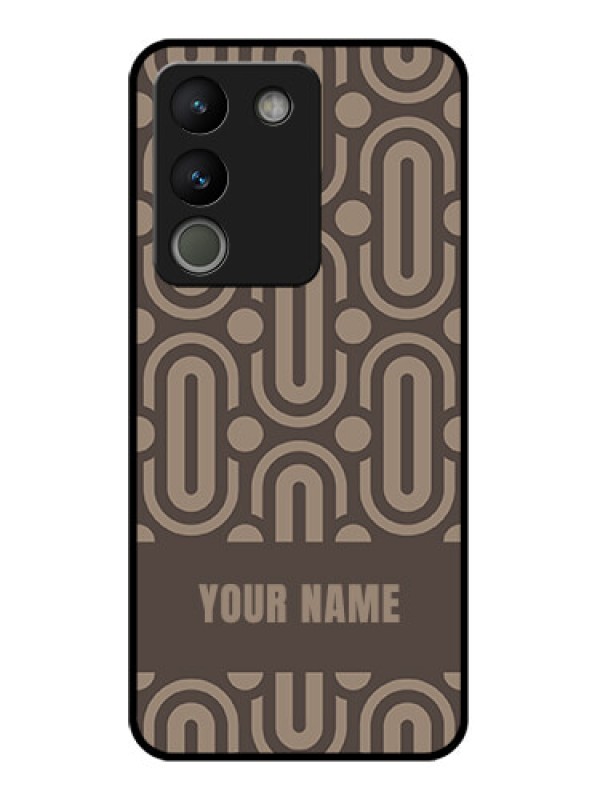 Custom Vivo Y200 5G Custom Glass Phone Case - Captivating Zero Pattern Design