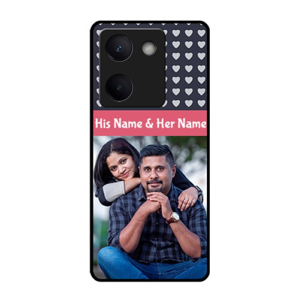 Vivo Y200 Pro 5G Custom Glass Phone Case - Love Symbols Design