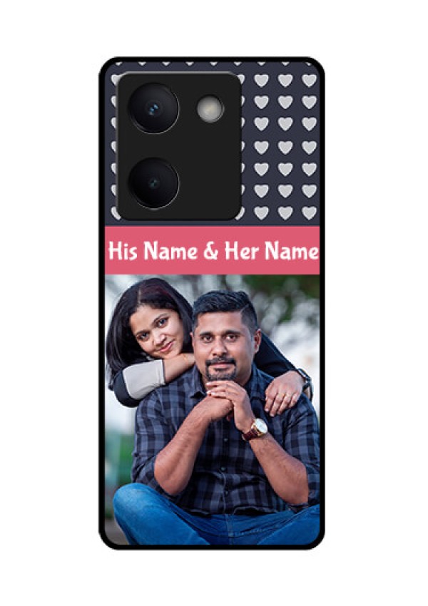 Vivo Y200 Pro 5G Custom Glass Phone Case - Love Symbols Design