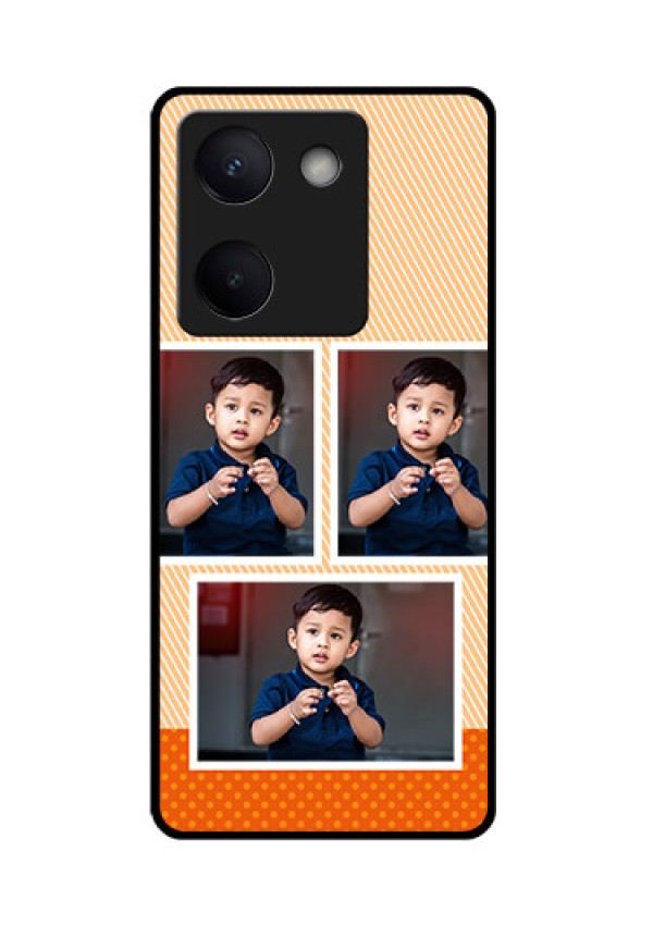 Vivo Y200 Pro 5G Custom Glass Phone Case - Bulk Photos Upload Design