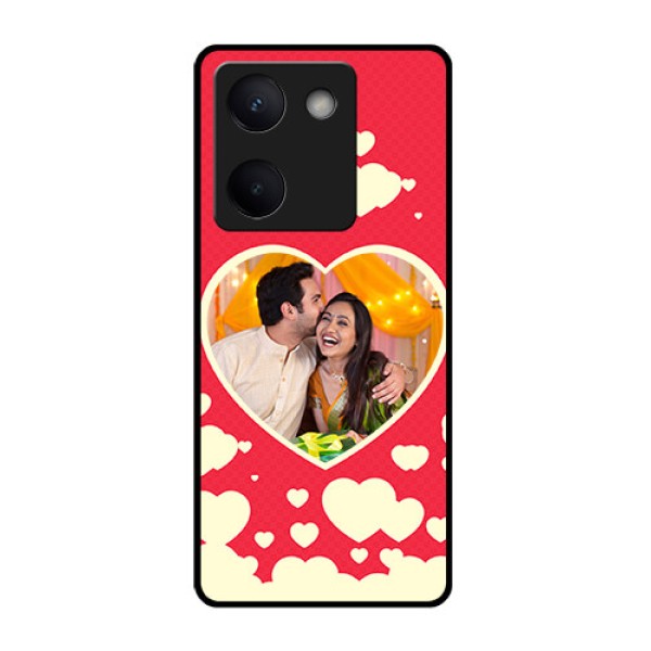 Vivo Y200 Pro 5G Custom Glass Phone Case - Love Symbols Phone Cover Design Vivo Y200 Pro 5G Custom Glass Phone Case - Love Symbols Phone Cover Design
