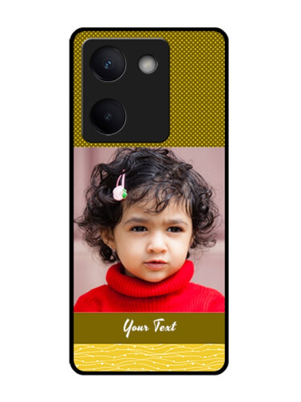 Custom Vivo Y200 Pro 5G Custom Glass Phone Case - Simple Green Color Design