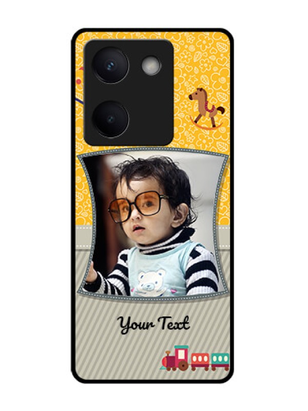 Custom Vivo Y200 Pro 5G Custom Glass Phone Case - Baby Picture Upload Design