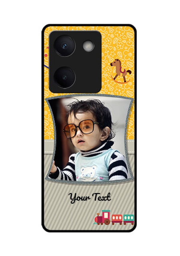 Vivo Y200 Pro 5G Custom Glass Phone Case - Baby Picture Upload Design