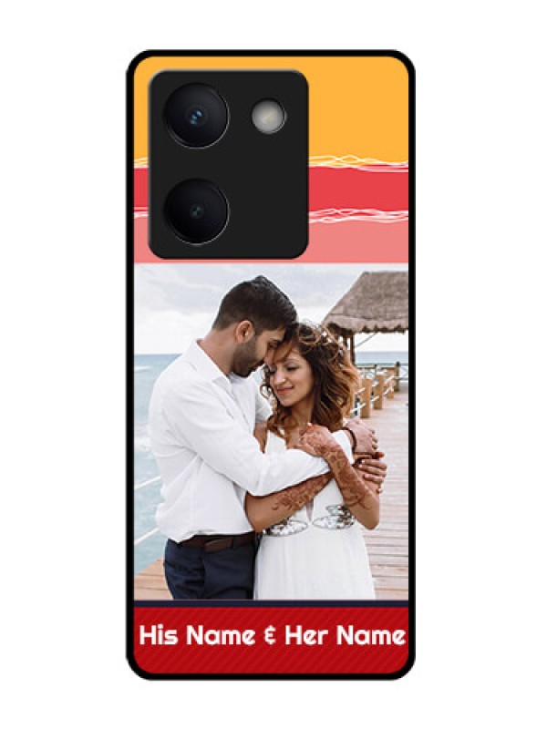 Custom Vivo Y200 Pro 5G Custom Glass Phone Case - Colorful Case Design