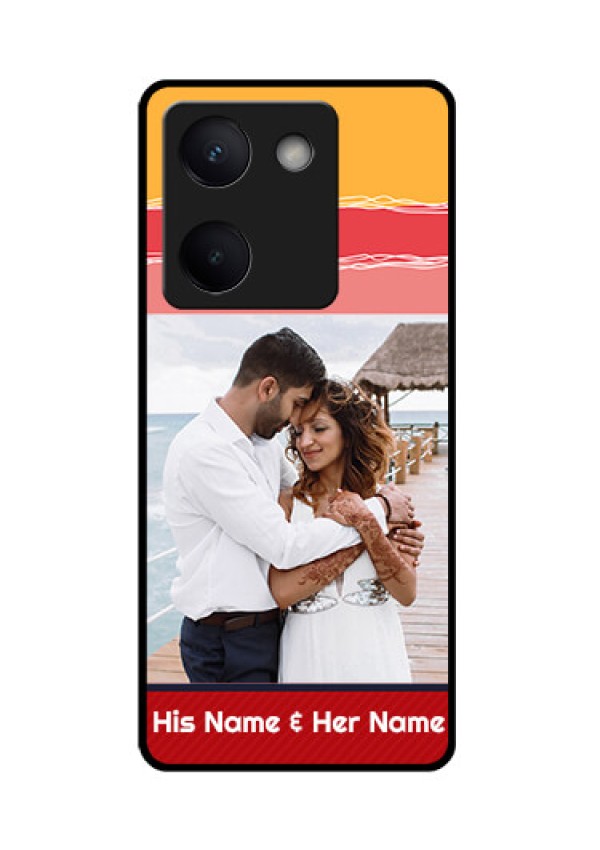 Vivo Y200 Pro 5G Custom Glass Phone Case - Colorful Case Design