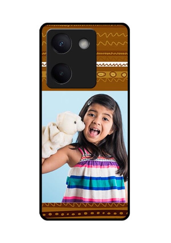 Vivo Y200 Pro 5G Custom Glass Phone Case - Friends Picture Upload Design