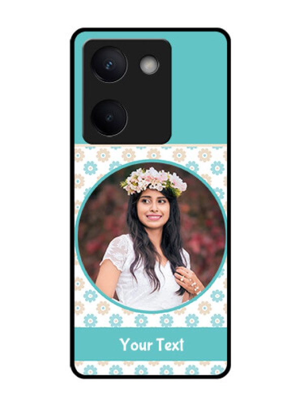 Custom Vivo Y200 Pro 5G Custom Glass Phone Case - Beautiful Flowers Design