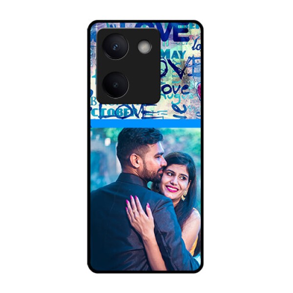 Vivo Y200 Pro 5G Custom Glass Phone Case - Colorful Love Design
