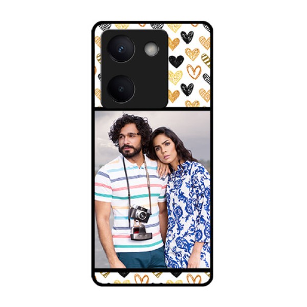 Vivo Y200 Pro 5G Custom Glass Phone Case - Love Symbol Design