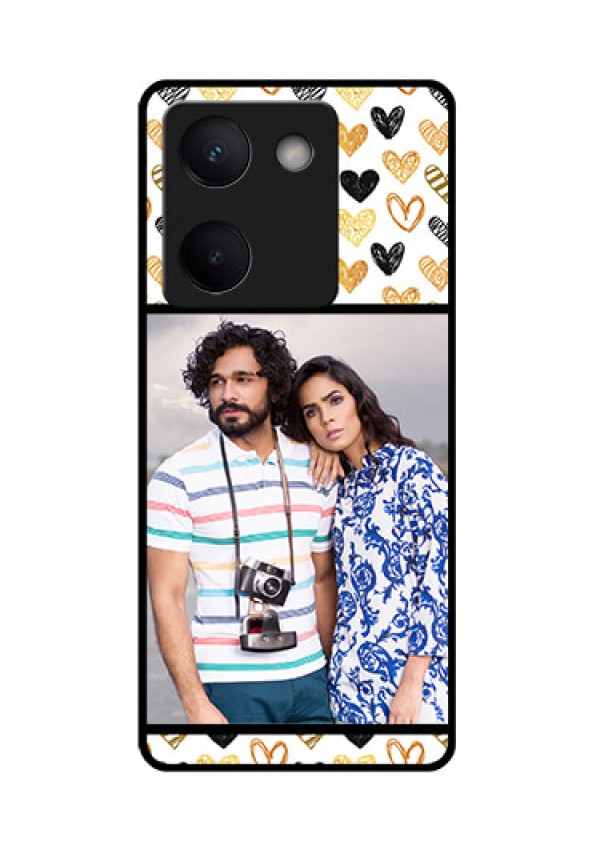 Vivo Y200 Pro 5G Custom Glass Phone Case - Love Symbol Design