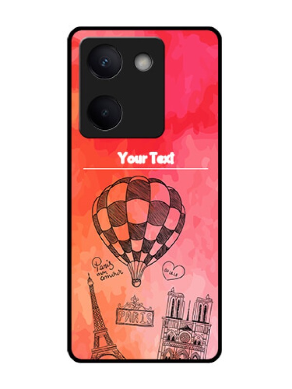 Custom Vivo Y200 Pro 5G Custom Glass Phone Case - Paris Theme Design