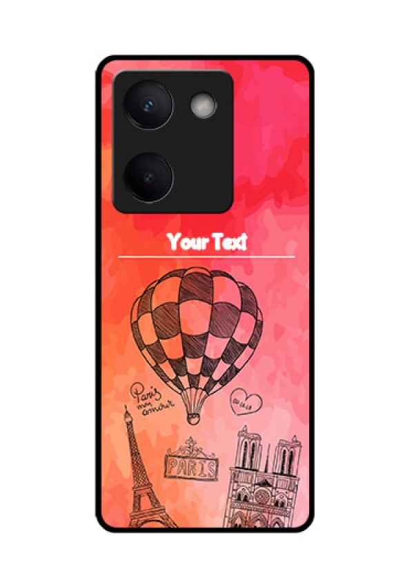 Vivo Y200 Pro 5G Custom Glass Phone Case - Paris Theme Design