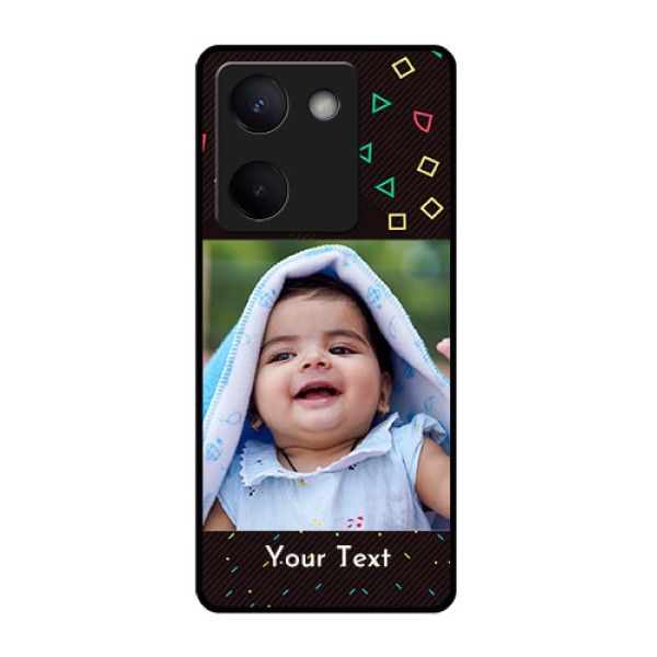 Vivo Y200 Pro 5G Custom Glass Phone Case - With Confetti Birthday Design Vivo Y200 Pro 5G Custom Glass Phone Case - With Confetti Birthday Design