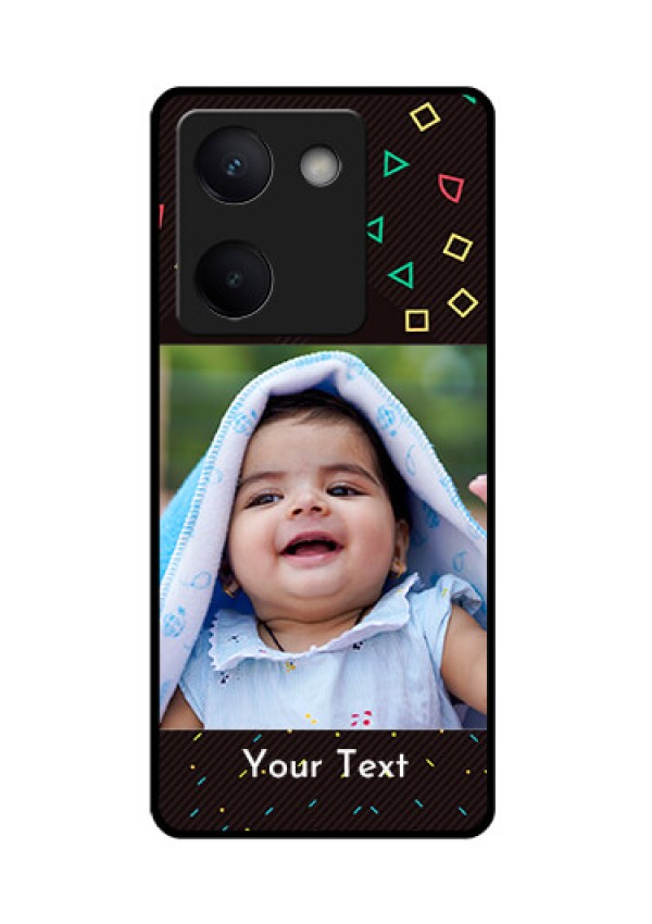 Vivo Y200 Pro 5G Custom Glass Phone Case - With Confetti Birthday Design