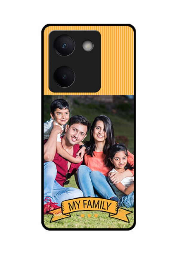 Vivo Y200 Pro 5G Custom Glass Phone Case - My Family Design