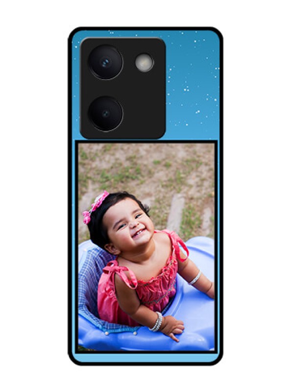 Custom Vivo Y200 Pro 5G Custom Glass Phone Case - Wave Pattern Colorful Design